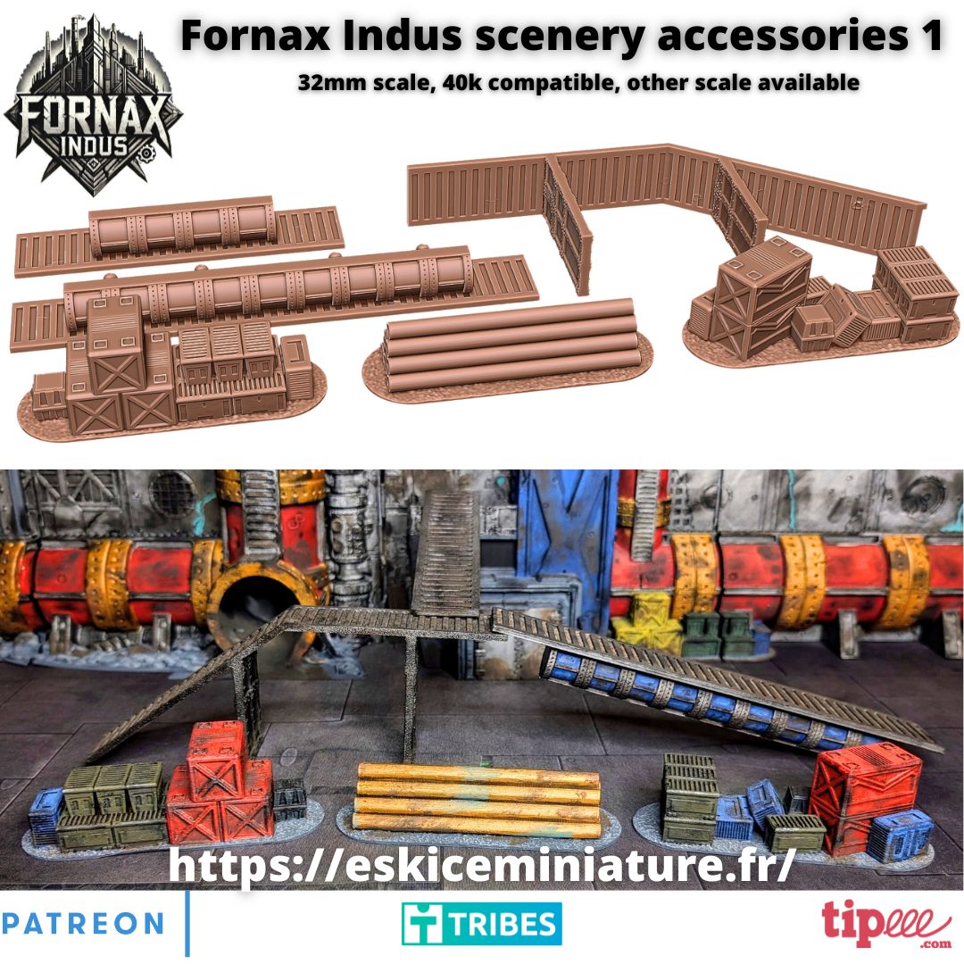 Fornax Indus Scatter terrain and accessories - 28mm